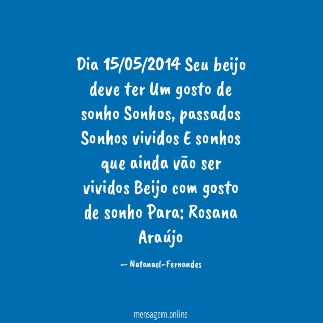 Dia 15/05/2014