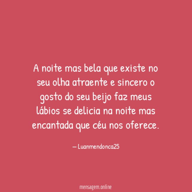 A noite mas bela que existe no seu