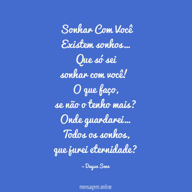 Sonhar Com Você