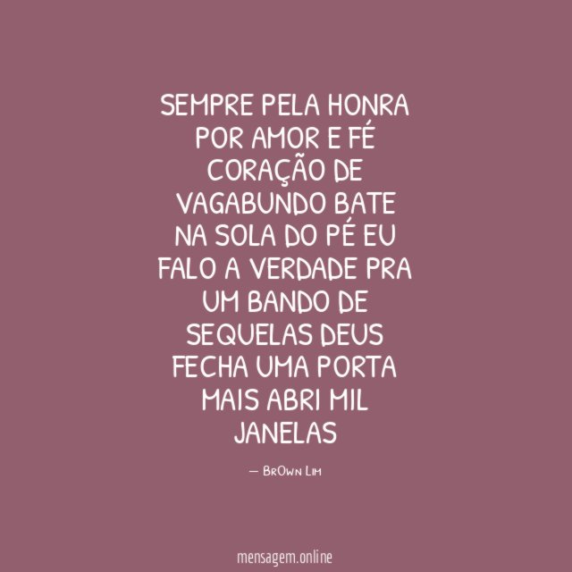 Sempre pela honra por amor e fé Coração de