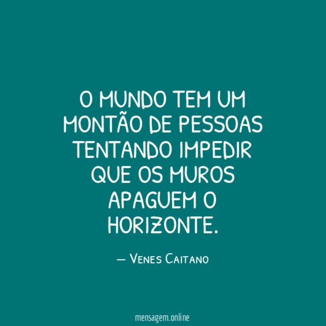 O mundo tem um montão de pessoas tentando