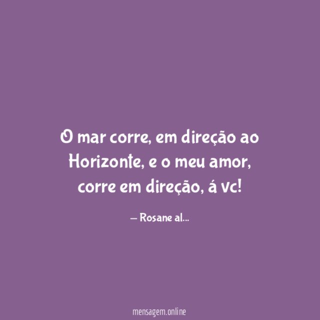 o mar corre
