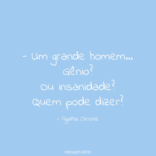 Um grande homem