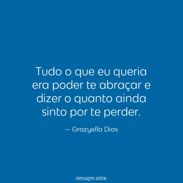 Tudo o que eu queria era poder te