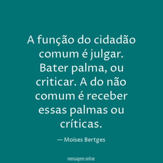 A função do cidadão comum é julgar