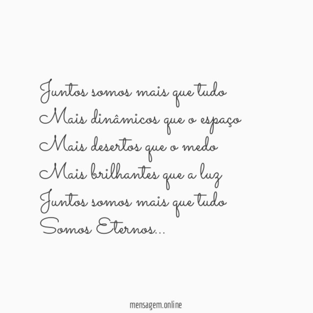 Juntos somos mais que tudo Mais dinâmicos que