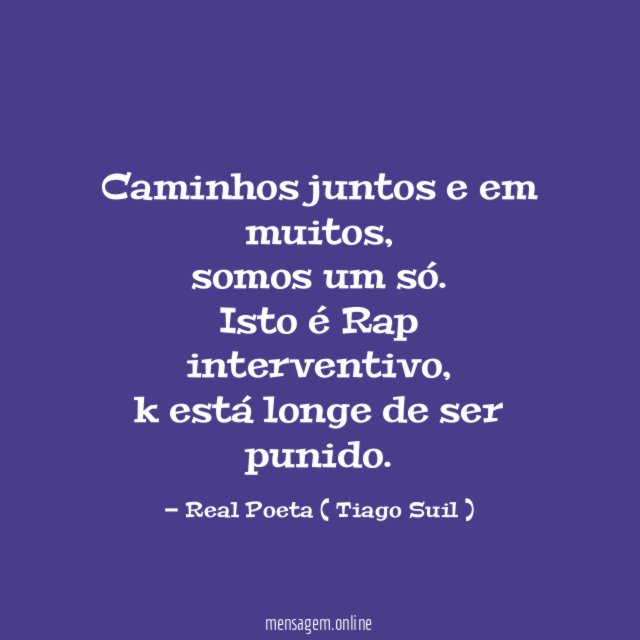 Caminhos juntos e em muitos