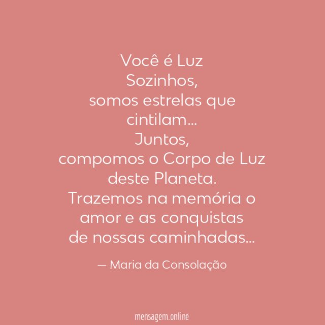 Você é Luz