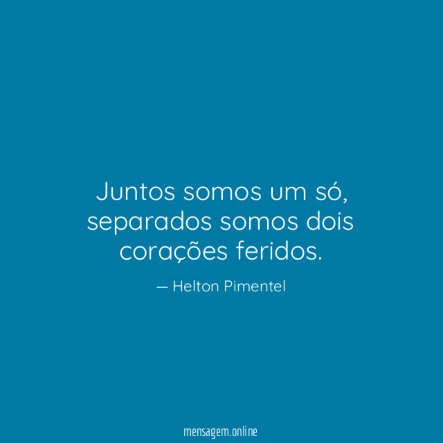 Juntos somos um só