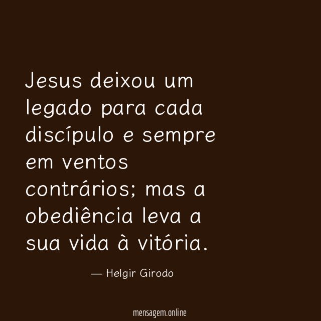 Jesus deixou um legado para cada discípulo