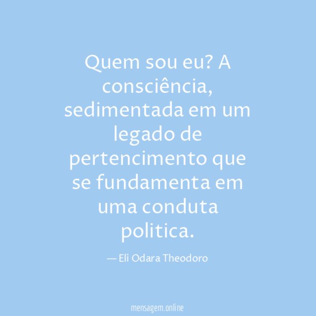 Quem sou eu