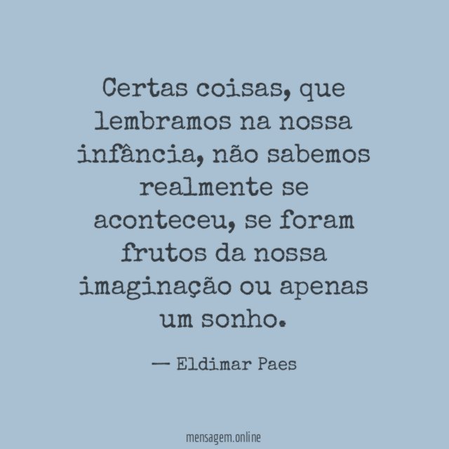 Certas coisas