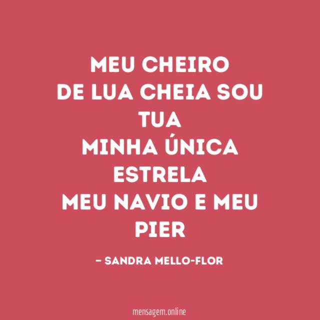 MEU CHEIRO DE LUA CHEIA SOU TUA MINHA ÚNICA ESTRELA MEU