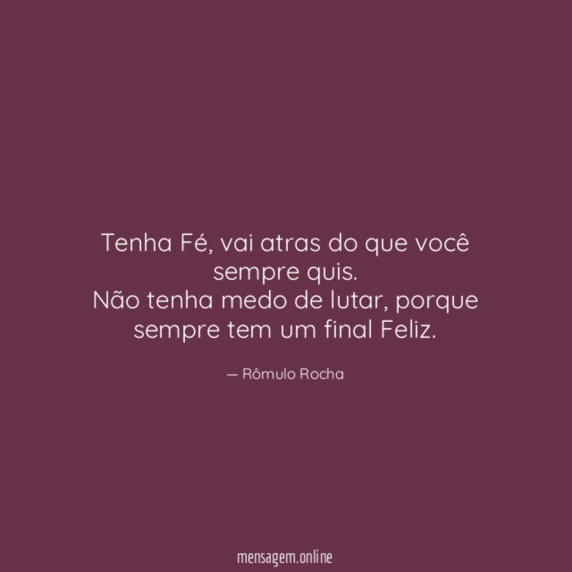 Tenha Fé