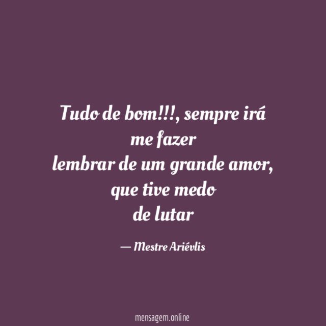 Tudo de bom