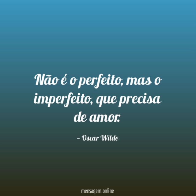 Não é o perfeito