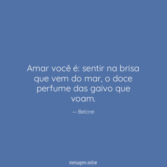 Amar você é