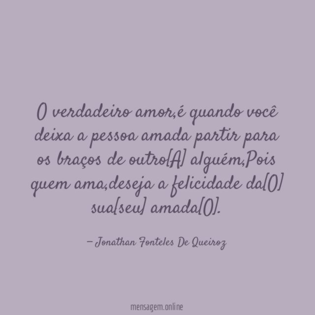 O verdadeiro amor