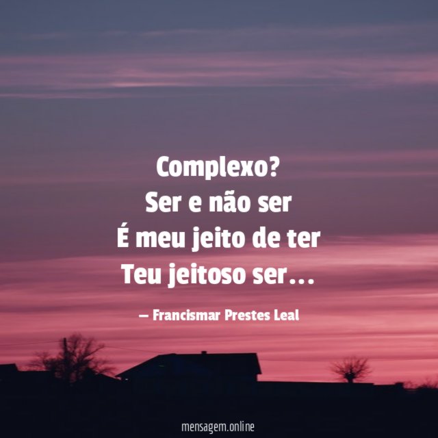 Complexo?