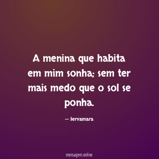 A menina que habita em mim sonha