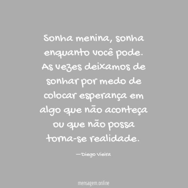Sonha menina