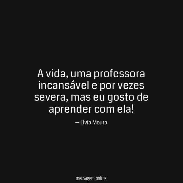 A vida