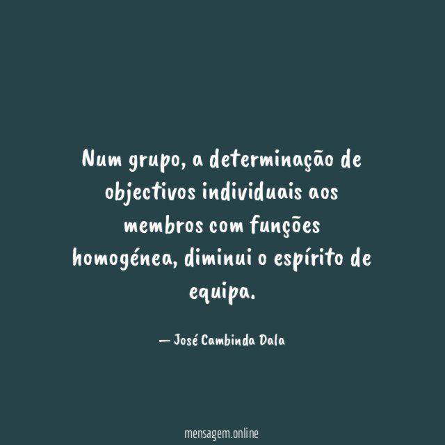 Num grupo