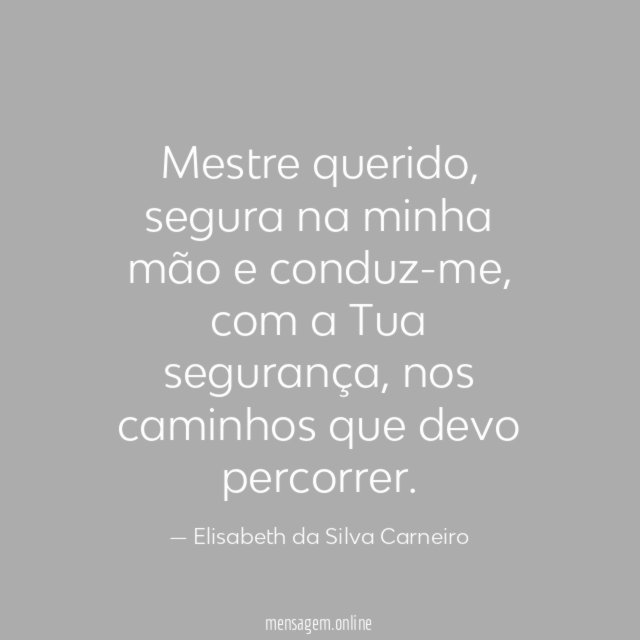 Mestre querido