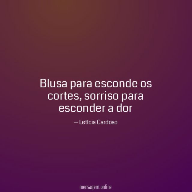 Blusa para esconde os cortes