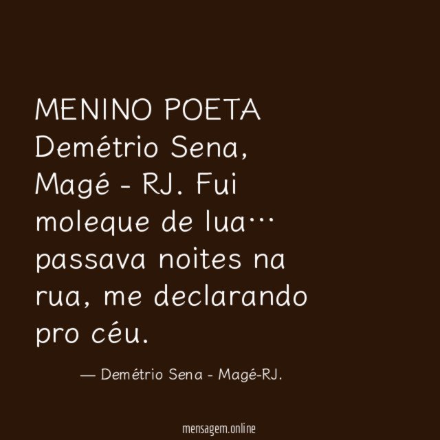 MENINO POETA