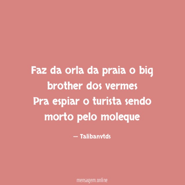 Faz da orla da praia o big brother