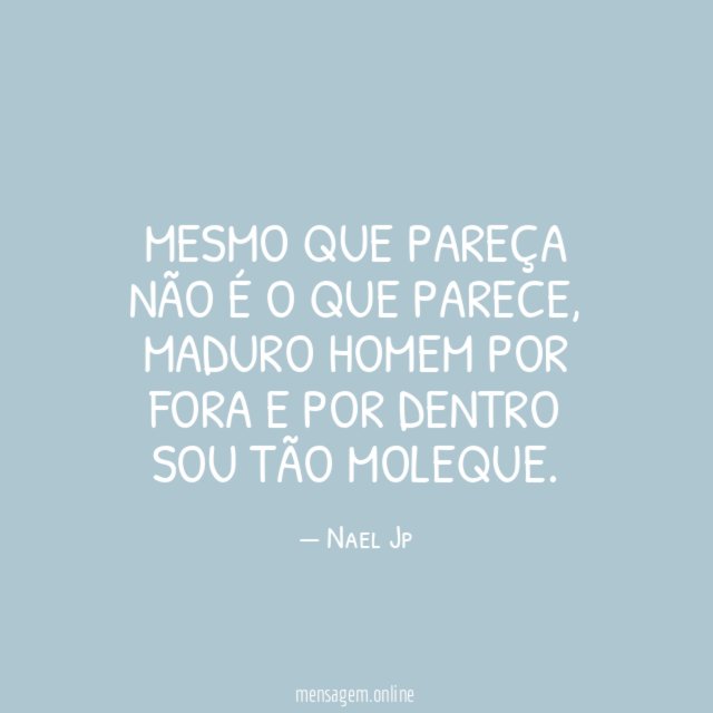 ❝MESMO QUE PAREÇA NÃO É O QUE PARECE