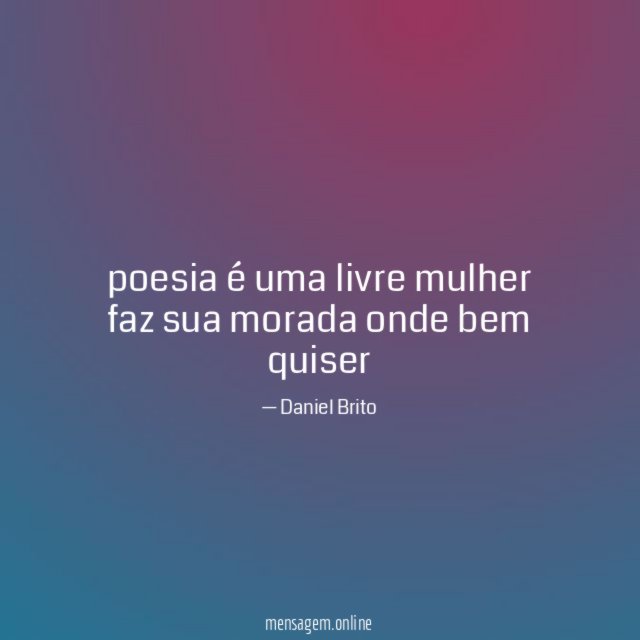 poesia
é uma livre mulher