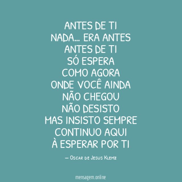 Antes de ti nada