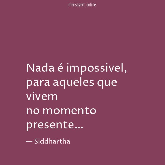 Nada é impossivel