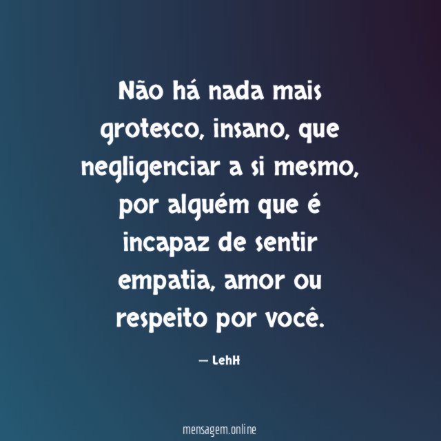 Não há nada mais grotesco