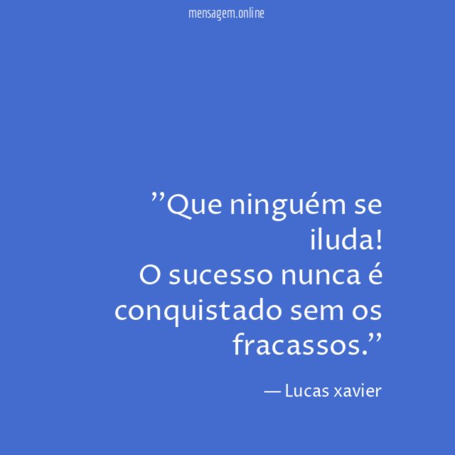 'Que ninguém se iluda