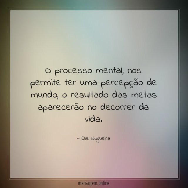 O processo mental