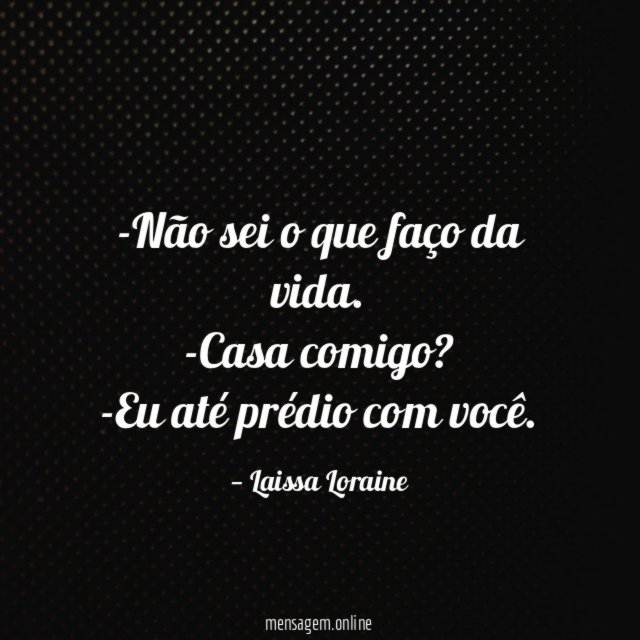 Não sei o que faço da vida