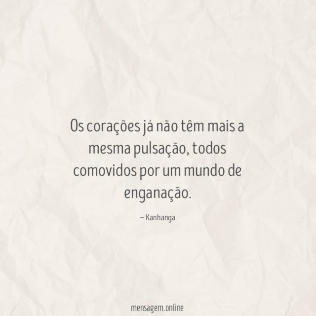 Os corações já não têm mais a mesma