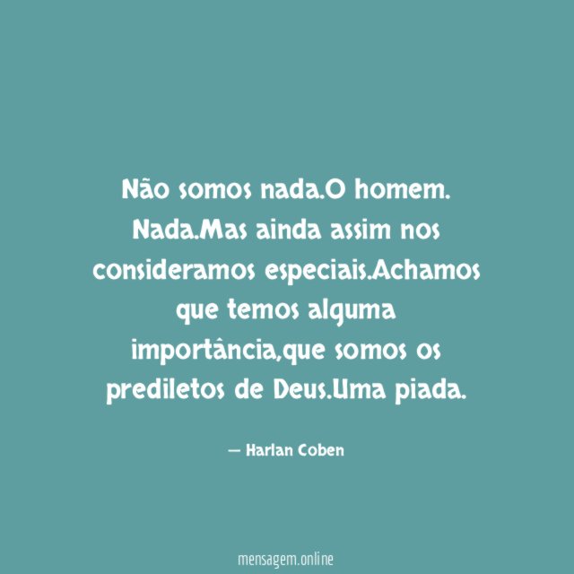 Não somos nada