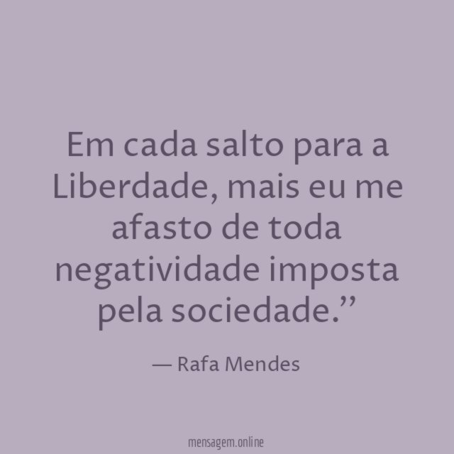 Em cada salto para a Liberdade