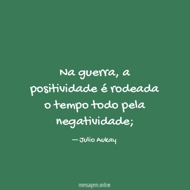 Na guerra