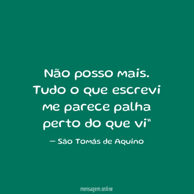 Não posso mais