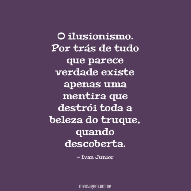 O ilusionismo