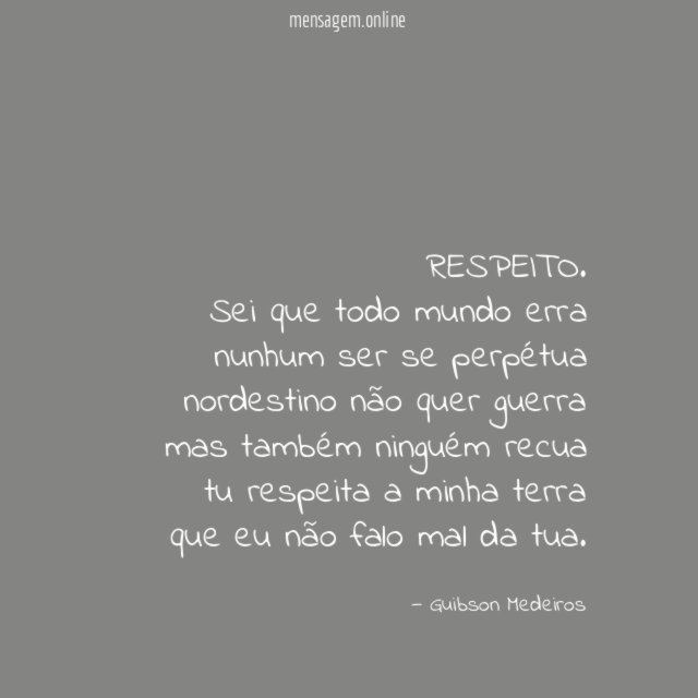 RESPEITO.