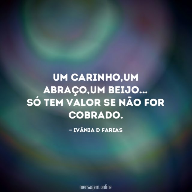 Um carinho