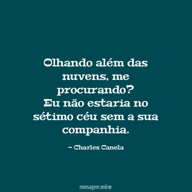 Olhando além das nuvens
