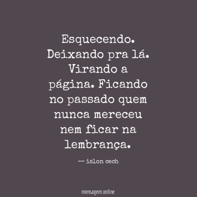 Esquecendo
