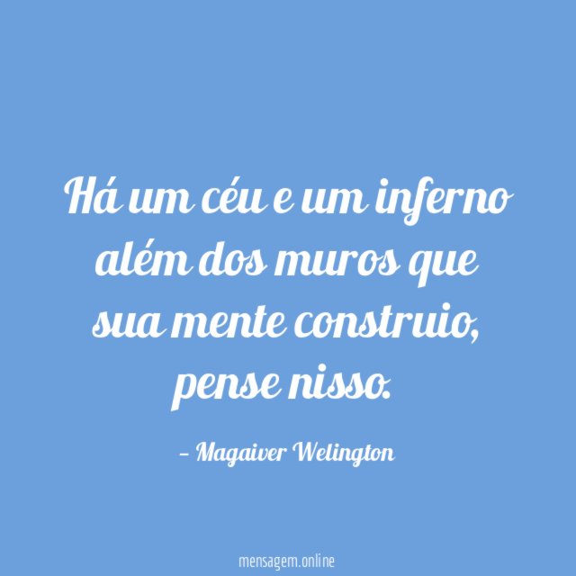 Há um céu e um inferno além dos